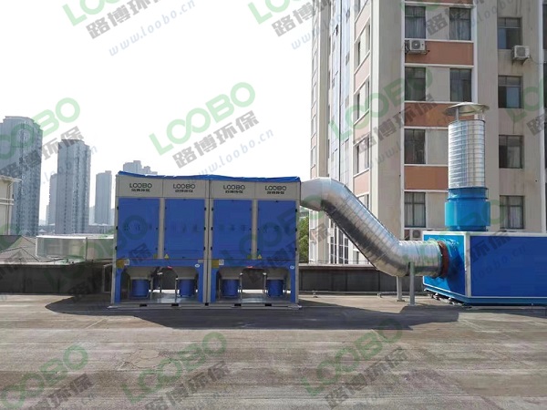 集中除塵系統(tǒng)竣工-學校焊培室項目